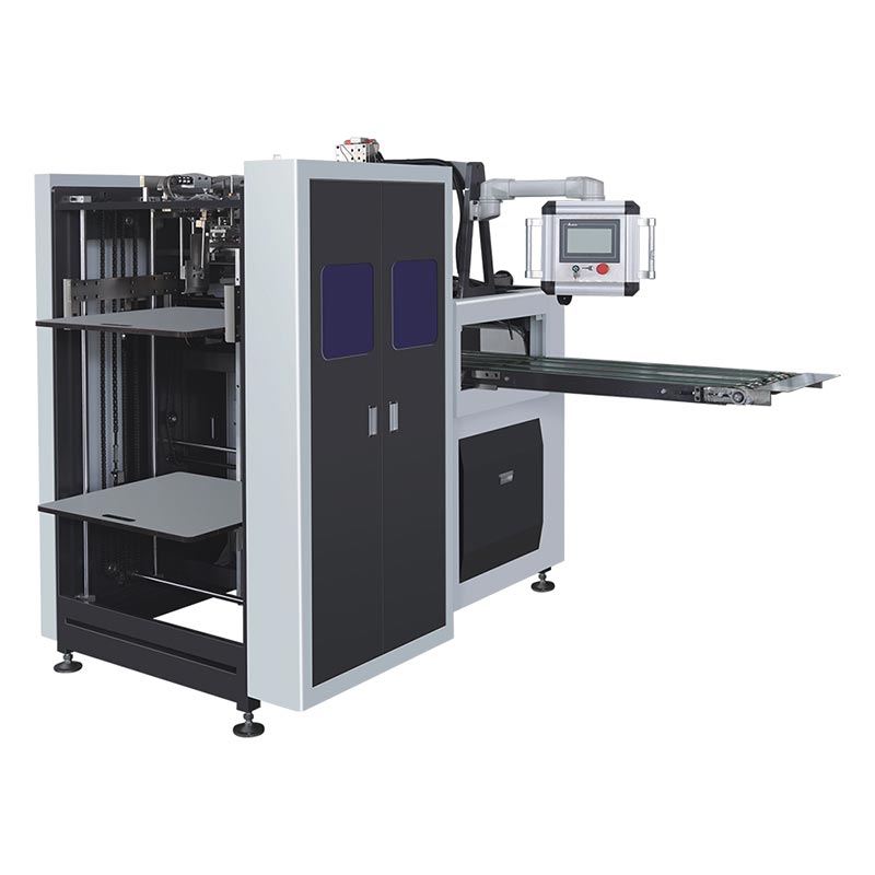 Machine de collage de coin de boîte rigide